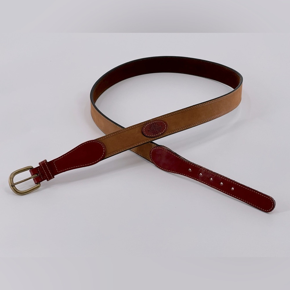 Dockers 2 Tone Brown / Tan Leather Belt 38